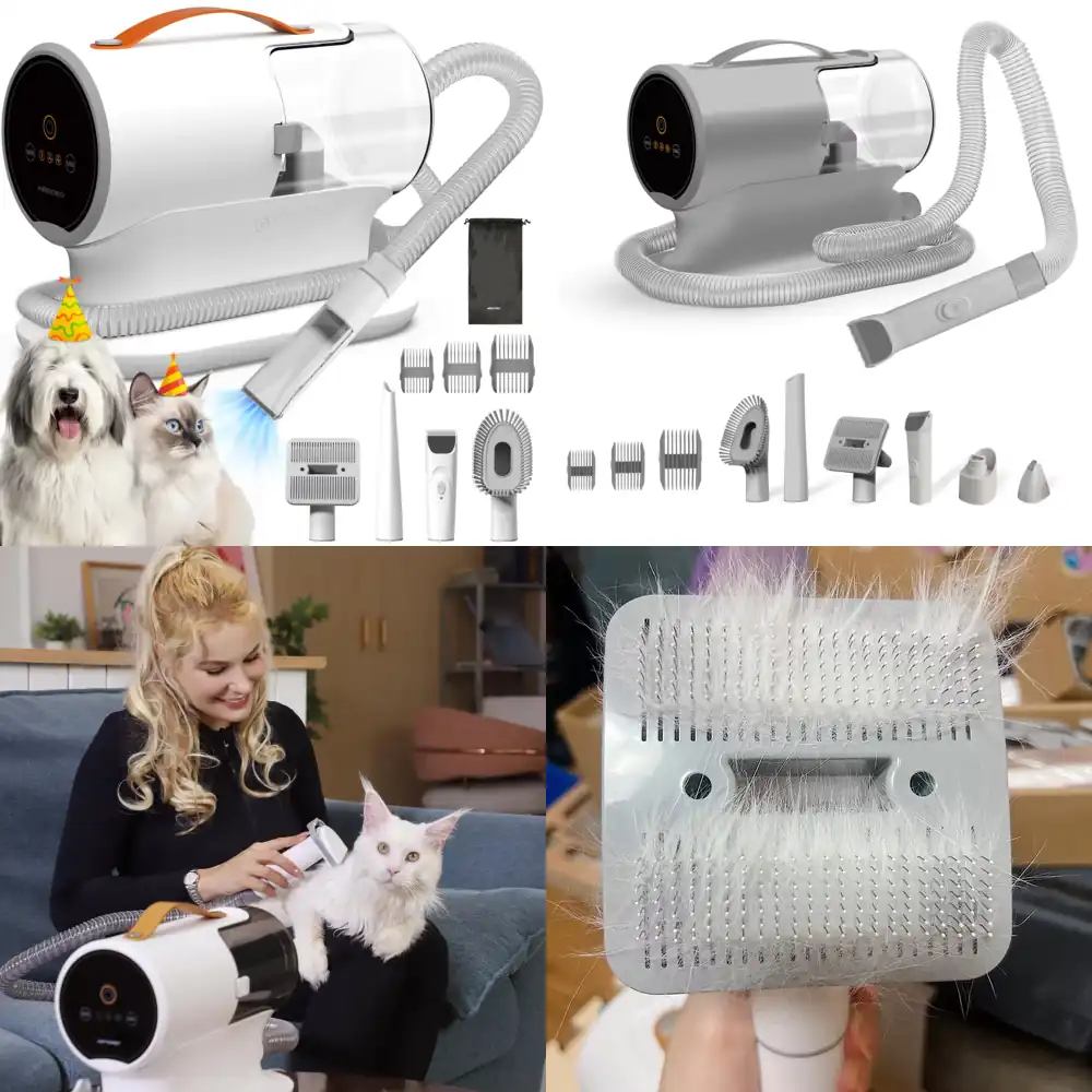 Hair Clipper - AIRROBO USA 반려동물 미용 진공청소기 (강아지와