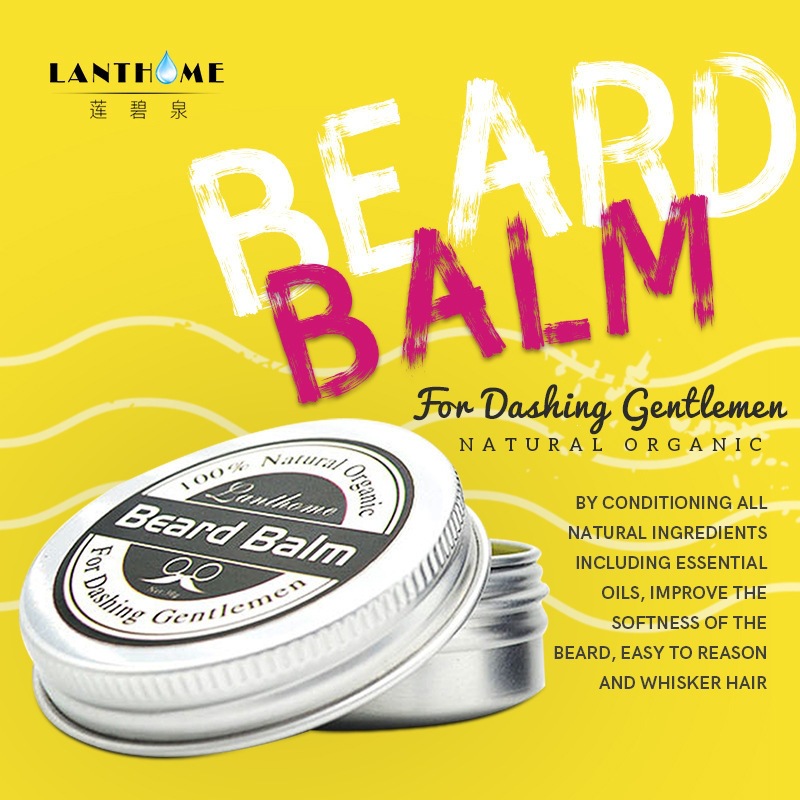 Beard Oil - 남성용 천연 수염 밤 왁스 수염