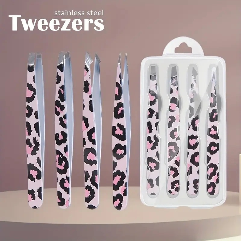 Grooming Kit - 4가지 가정용 휴대용 눈썹 정리 키트,