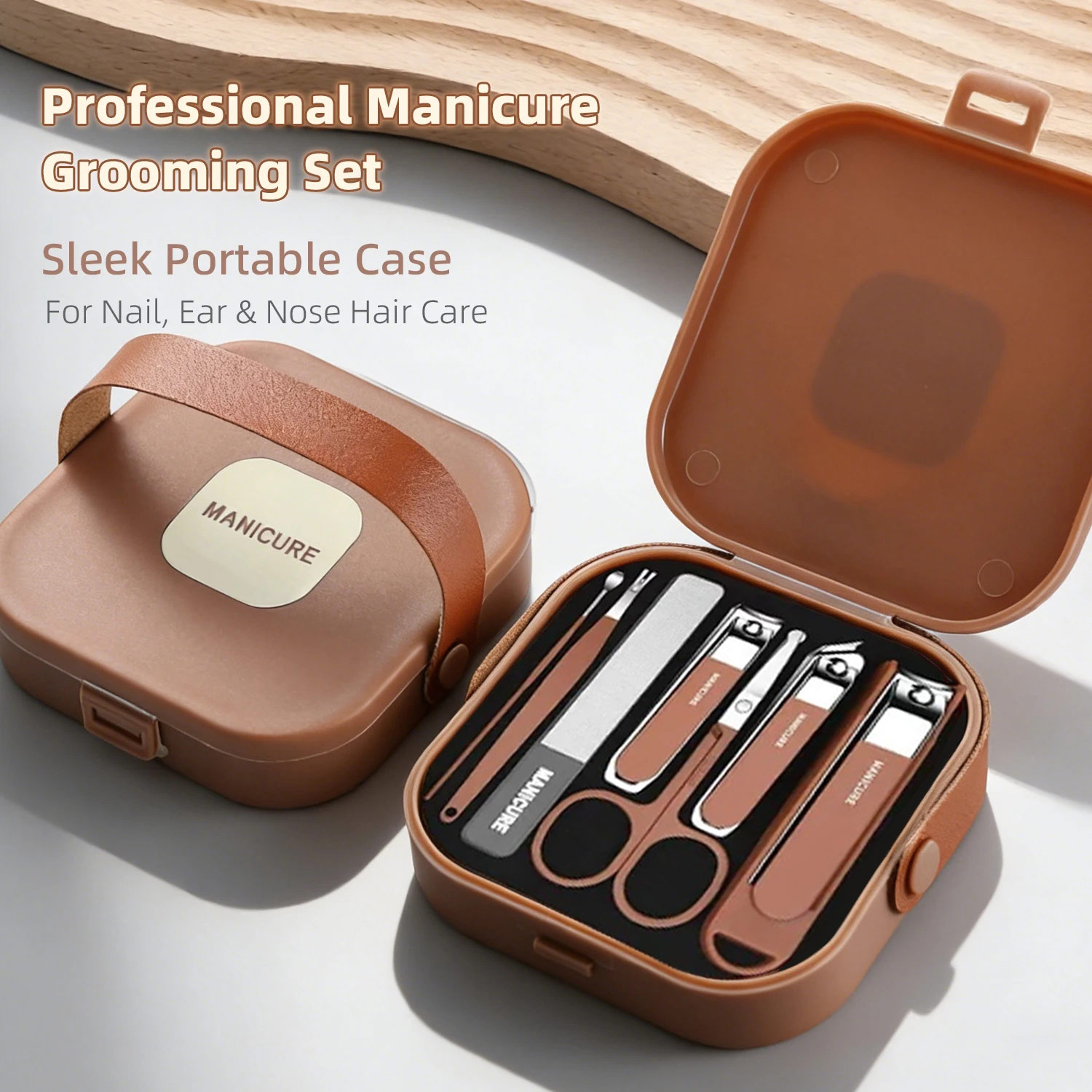 Mens Grooming Travel Kit - 네일 케어 키트 안티 스플래터 매니큐어