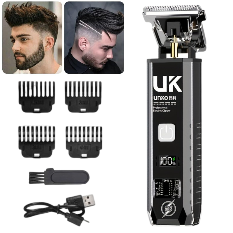 Grooming Kit - T9 남성용 무선 헤어 클리퍼, 4가지