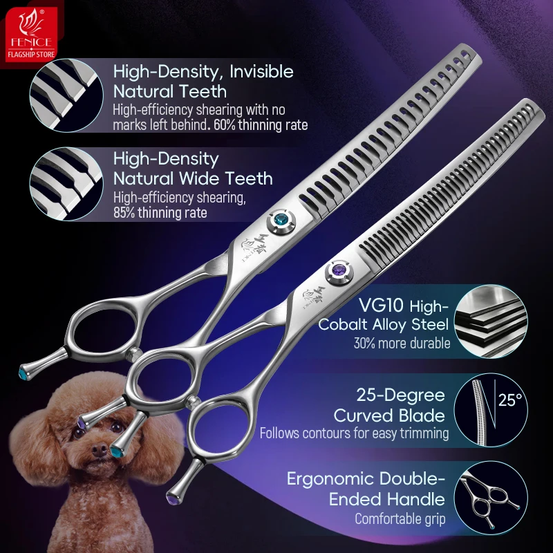 페니스 킹 시리즈 7인치 VG10 애견 미용 장비 가위 - Grooming Scissors 리뷰 및 가격