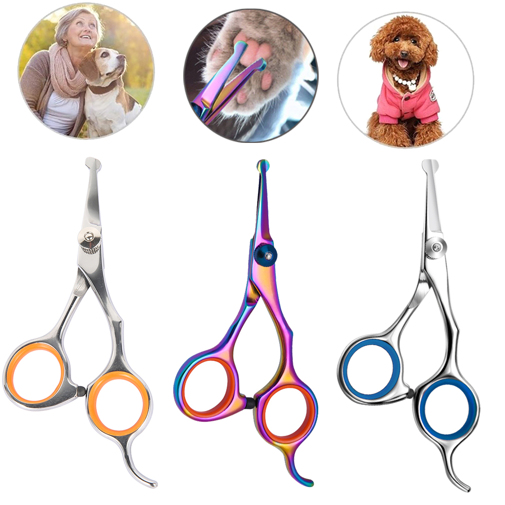안전한 둥근 머리 스테인리스 애완동물 가위, 개와 고양 - Grooming Scissors 리뷰 및 가격