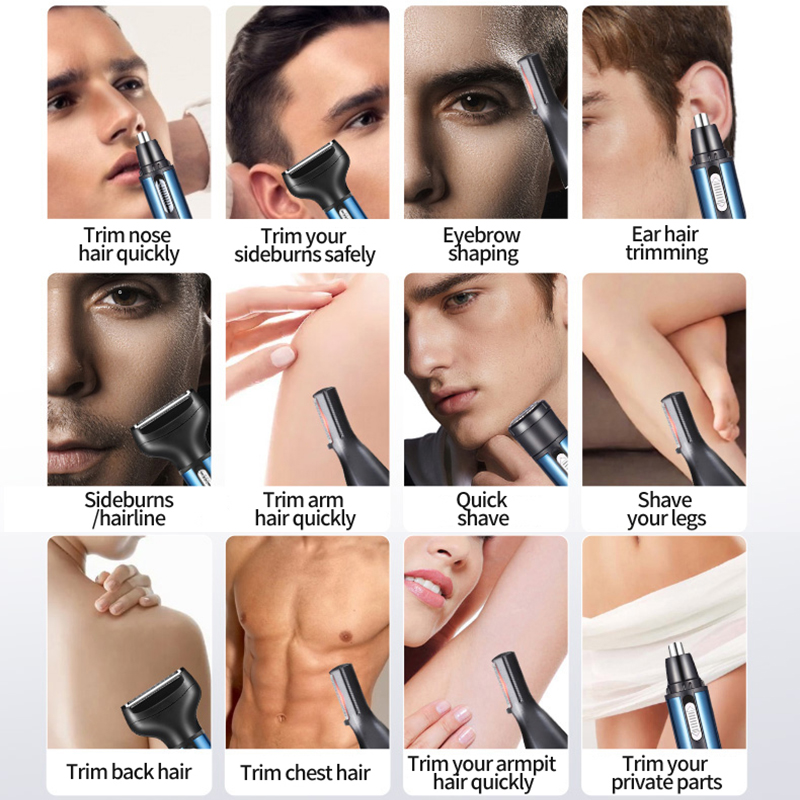 남성용 무통증 충전식 눈썹/귀/코털/수염 트리머 4 i - Nose Trimmer 리뷰 및 가격