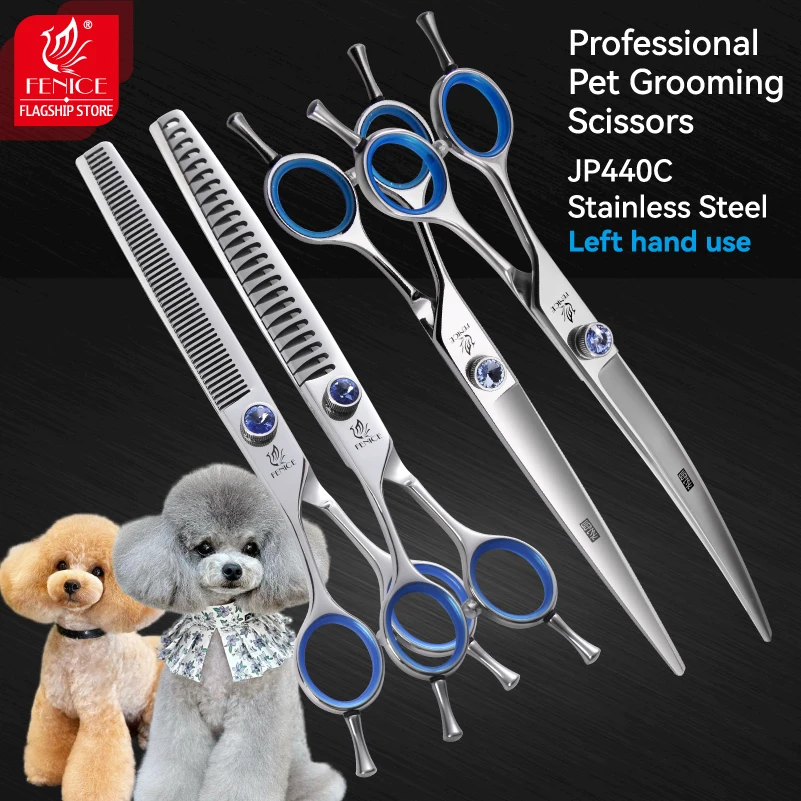 페니체 JP440C 프로페셔널 7/7.5/8인치 왼손잡 - Grooming Scissors 리뷰 및 가격