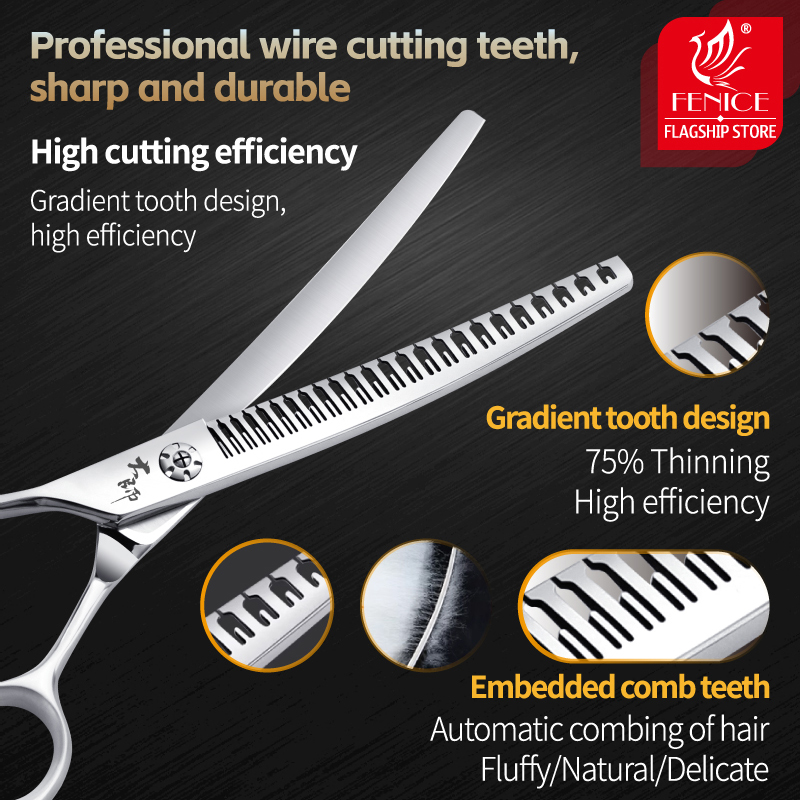 Fenice Professional 왼손잡이 7 인치  - Grooming Scissors 리뷰 및 가격