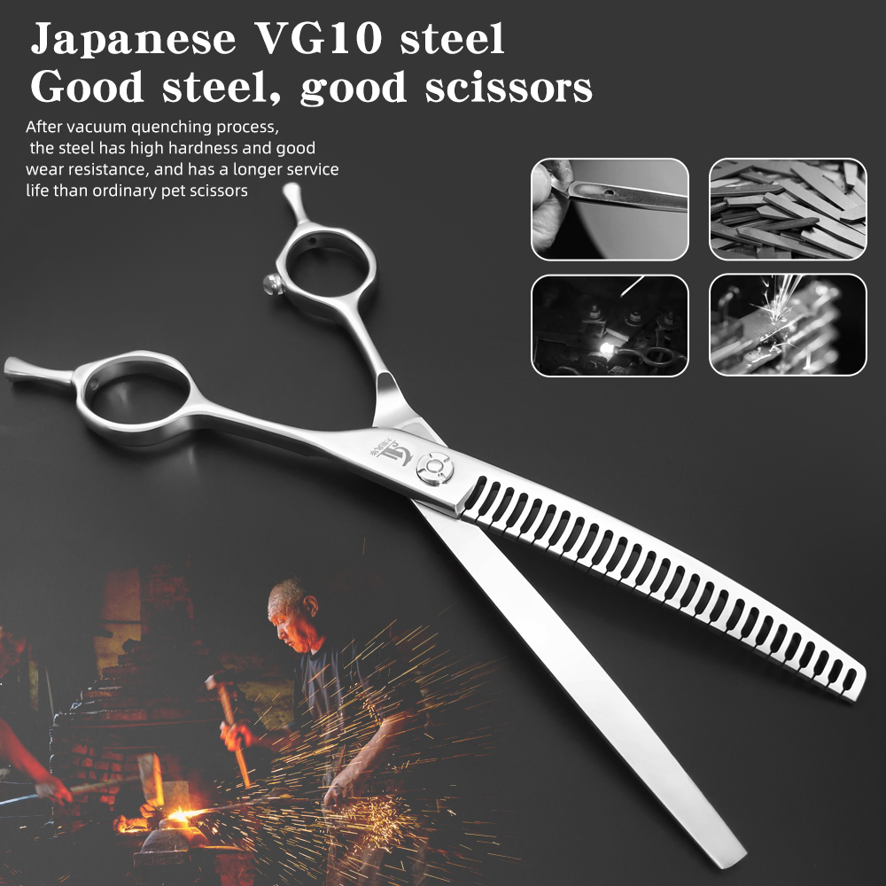 애견 미용용 피쉬본 가위, 애완동물 미용 가위 7.25 - Grooming Scissors 리뷰 및 가격