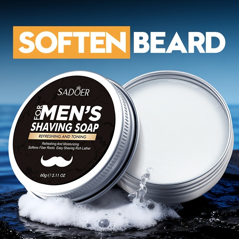 60g 남성용 면도 비누에는 민트 추출물, 올리브 과일 - Beard Oil 리뷰 및 가격