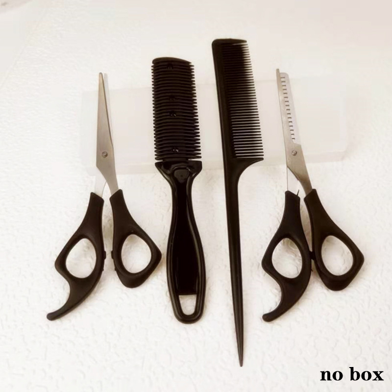 새로운【4PCS 헤어 가위 미용 가위 헤어 커팅 가위  - Grooming Scissors 리뷰 및 가격