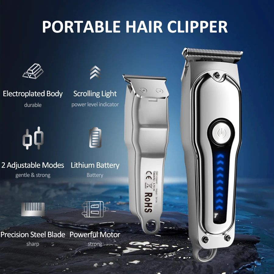 T-블레이드 헤어 클리퍼 미니 전기 트리머 2단 속도  - Beard Trimmer 리뷰 및 가격