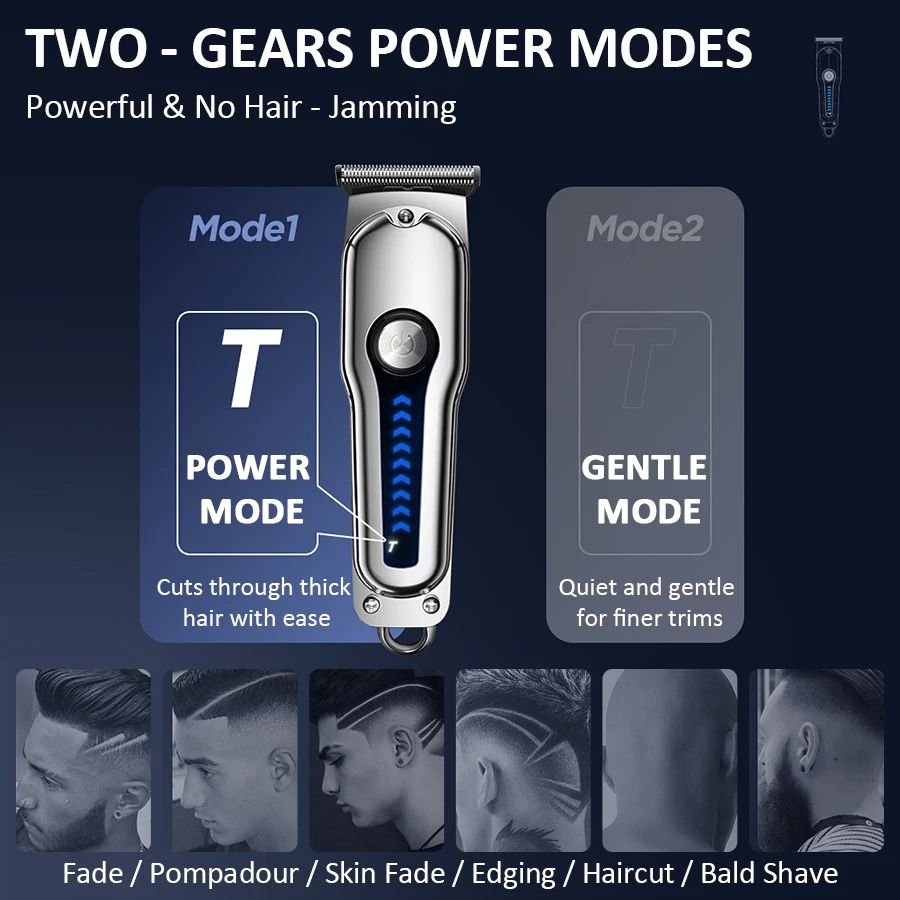 T-블레이드 헤어 클리퍼 미니 전기 트리머 2단 속도  - Beard Trimmer 리뷰 및 가격