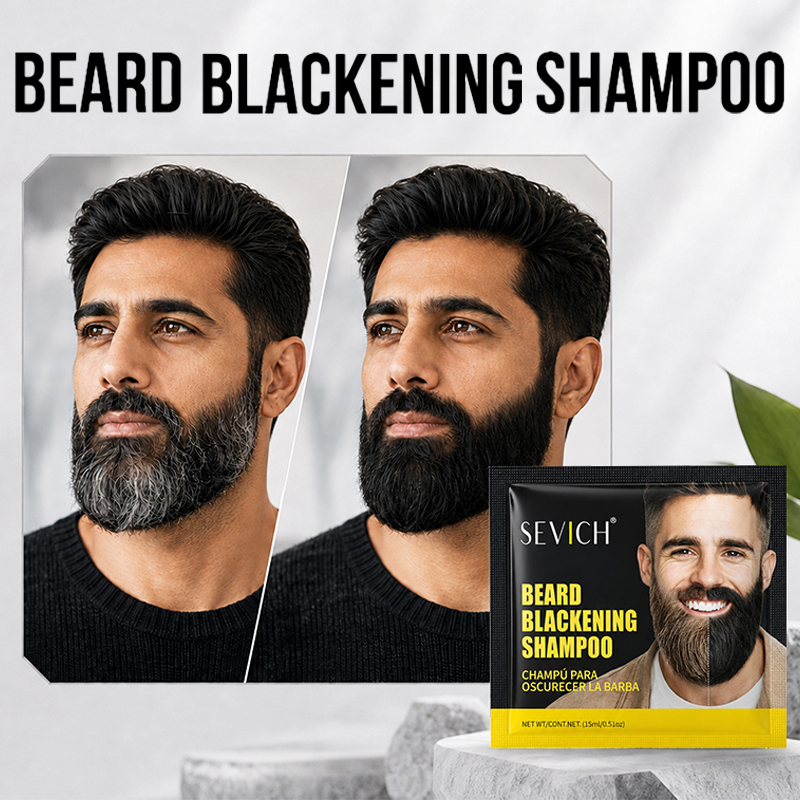 남성용 10팩 천연 블랙 수염 염색 샴푸 3분 빠른 염 - Shaving Cream 리뷰 및 가격