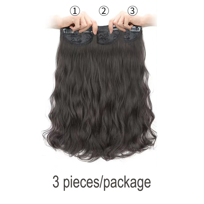 24인치 합성 클립형 헤어 내추럴 웨이브 스타일 헤어  - Hair Clipper 리뷰 및 가격