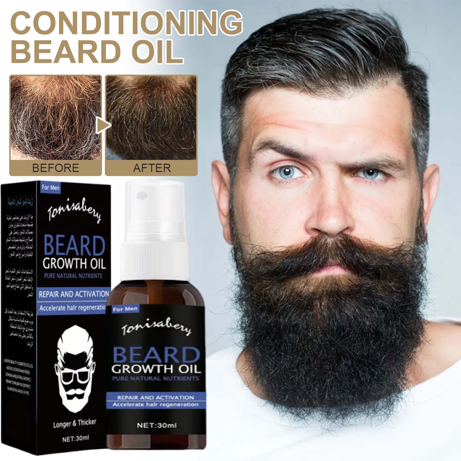수염 성장 오일 수염 왁스 밤 탈모 방지 제품 가슴털  - Beard Oil 리뷰 및 가격