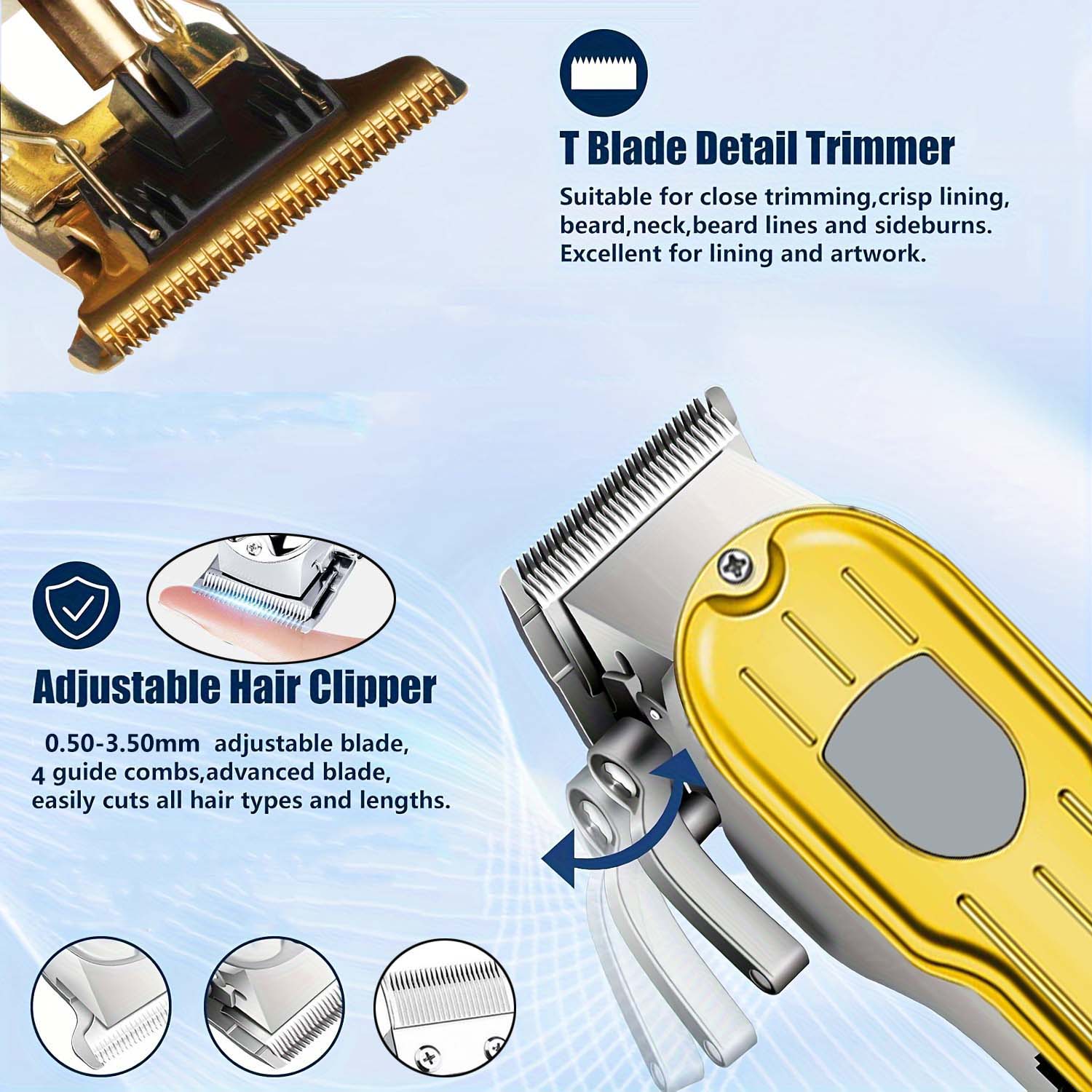 2 in 1 전기 헤어 클리퍼 & T-블레이드 트리머  - Grooming Kit 리뷰 및 가격