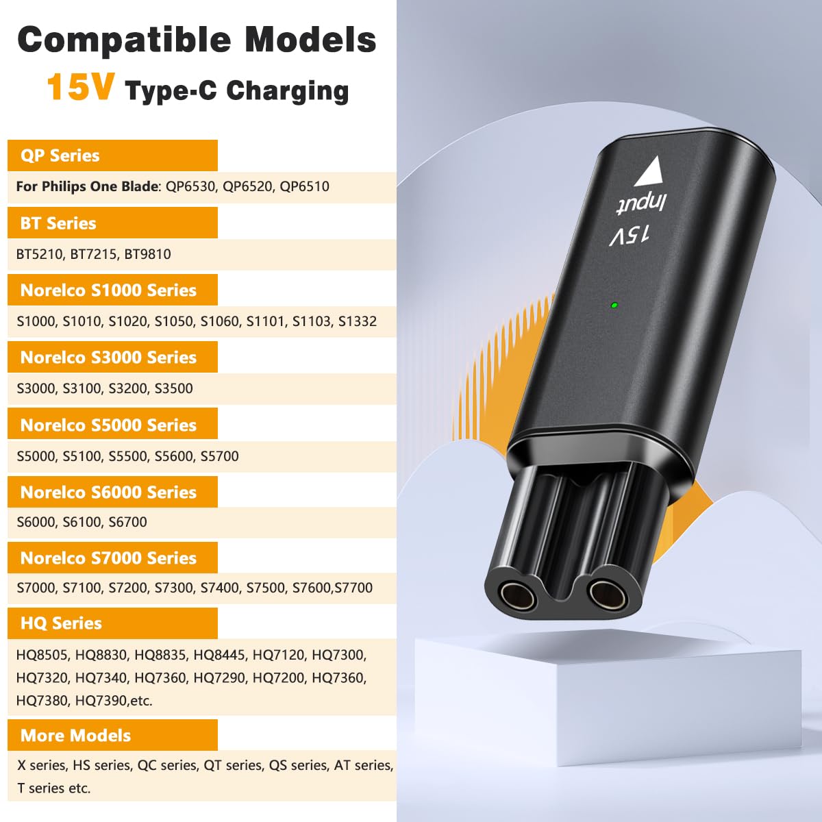 Brangdy 15V HQ8505 Type-C 면도기  - Body Trimmer 리뷰 및 가격