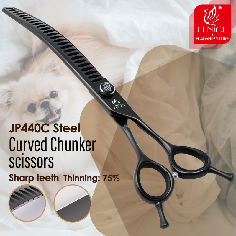 페니체 JP440C 스틸 전문가용 블랙 애견 미용 가위 - Grooming Scissors 리뷰 및 가격