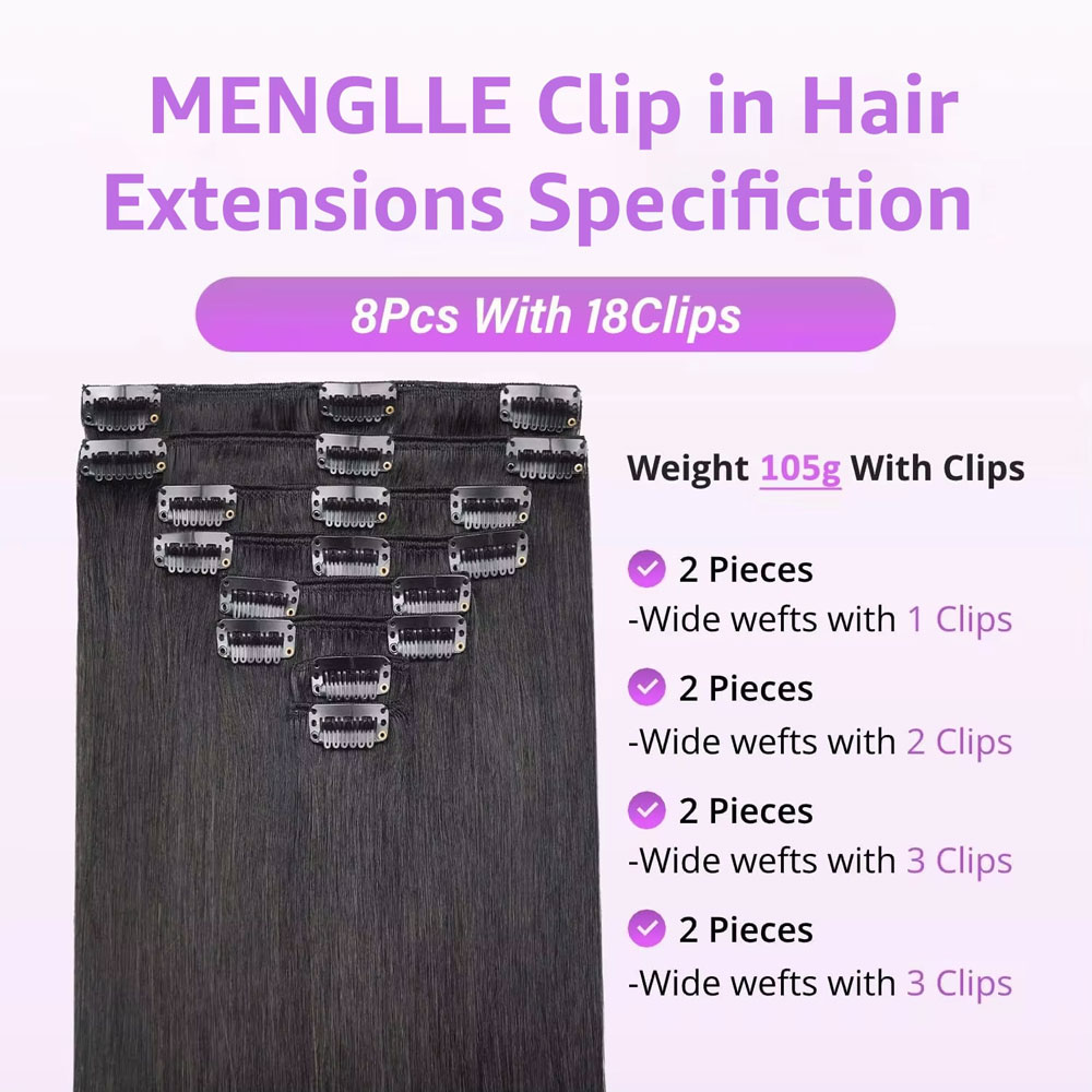 클립인 헤어 익스텐션, 100% 브라질 레미 인모, 여 - Hair Clipper 리뷰 및 가격