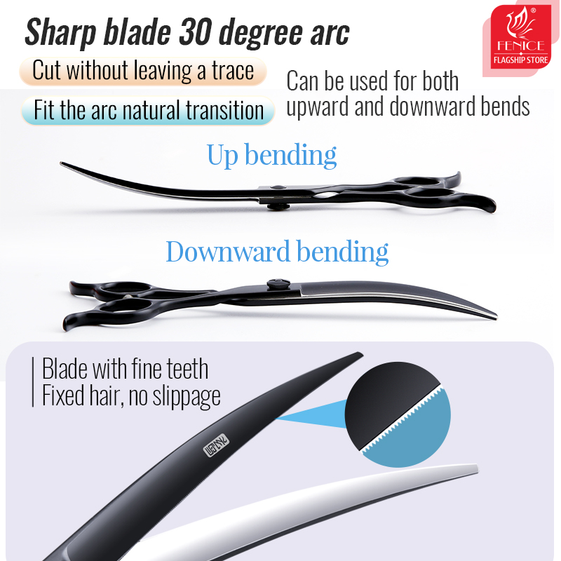 페니체 프로페셔널 7인치 곡선형 커팅 톱날 가위날, 톱 - Grooming Scissors 리뷰 및 가격