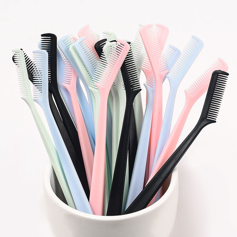 25pcs 여러 가지 빛깔의 미니 눈썹 빗 세트 휴대용 - Grooming Kit 리뷰 및 가격