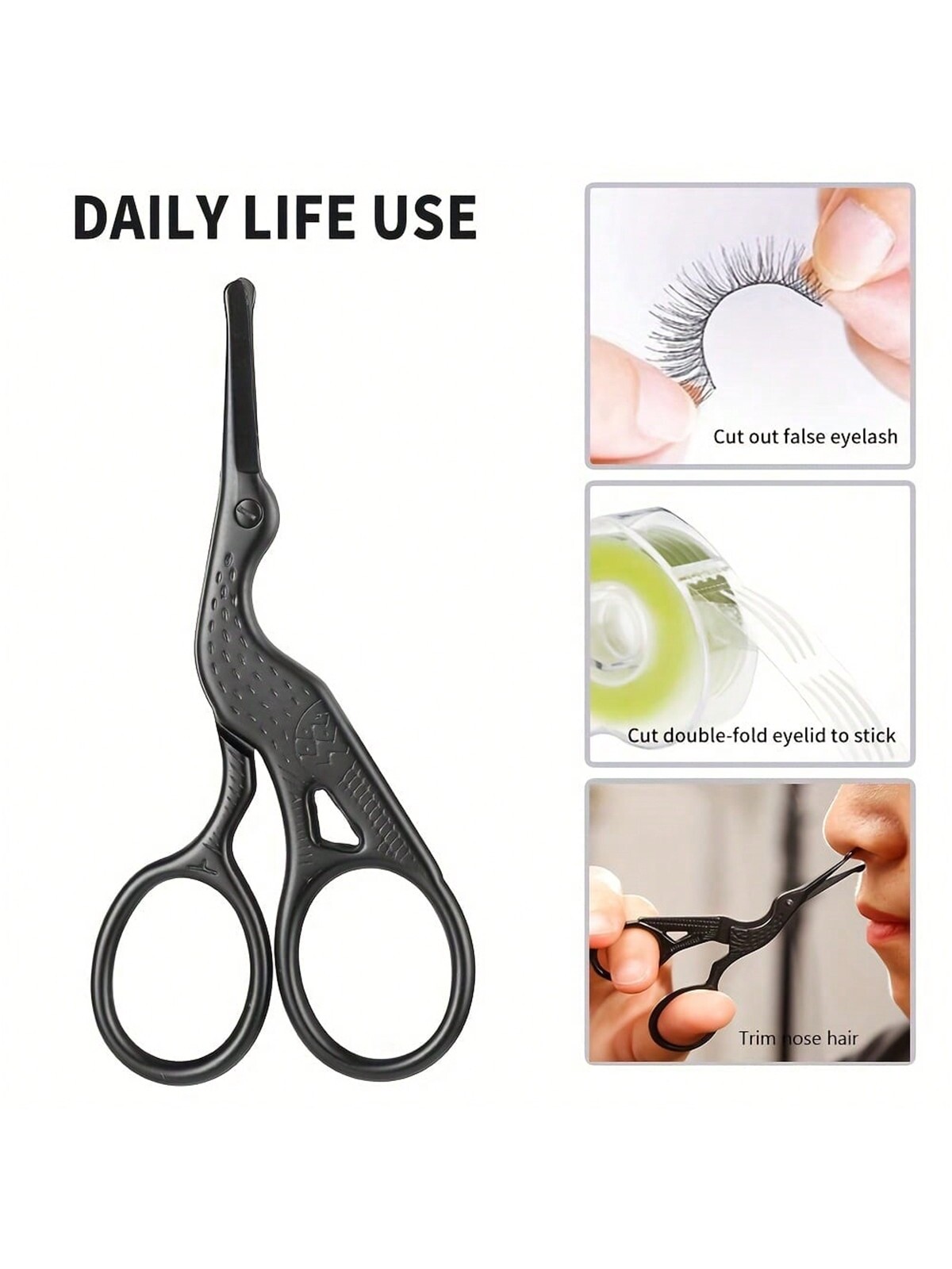 코털 가위, 스테인레스 스틸 둥근 팁 트리머, 정밀 눈 - Nose Trimmer 리뷰 및 가격