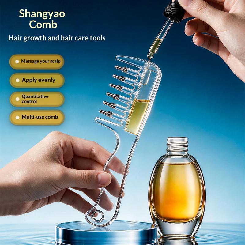 유니섹스 에센셜 오일 도포 마사지 빗, 내장형 액체 저 - Beard Oil 리뷰 및 가격