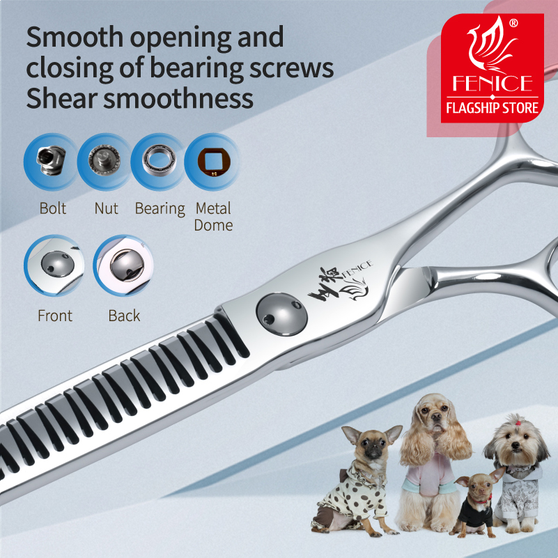 Fenice 7 인치 3D 그라디언트 Traceless - Grooming Scissors 리뷰 및 가격