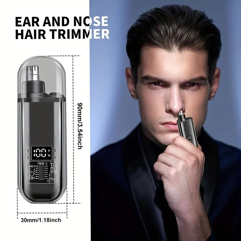 남성용 코 귀털 트리머 USB 고속 충전 휴대용 컴팩트 - Nose Trimmer 리뷰 및 가격